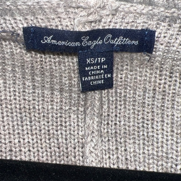 American Eagle Outfitters Taupe Cardigan Sweater - Picture 3 of 6
